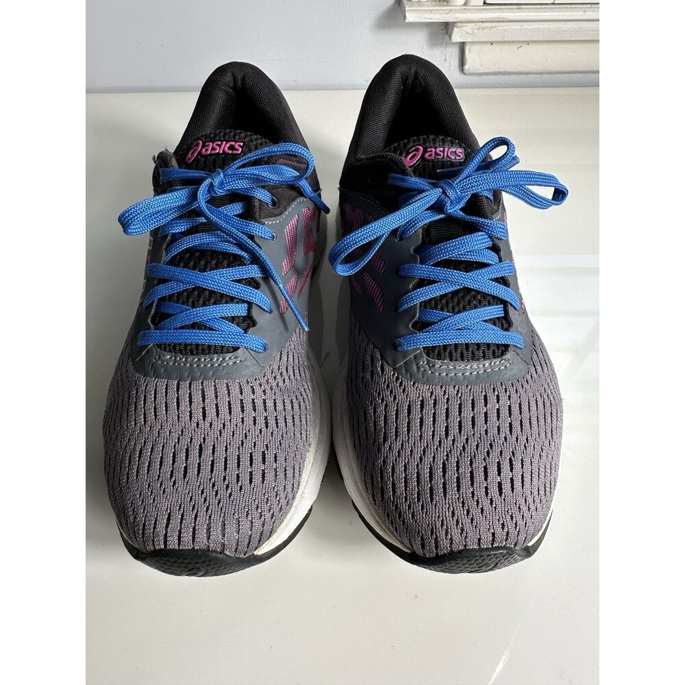 Asics Gel Flux 5 Women’s Running Walking Shoes Grey Black Size 6.5 (T861N) - Picture 2 of 8